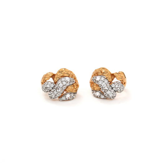 Vintage-Inspired Sculpted Dome Earrings