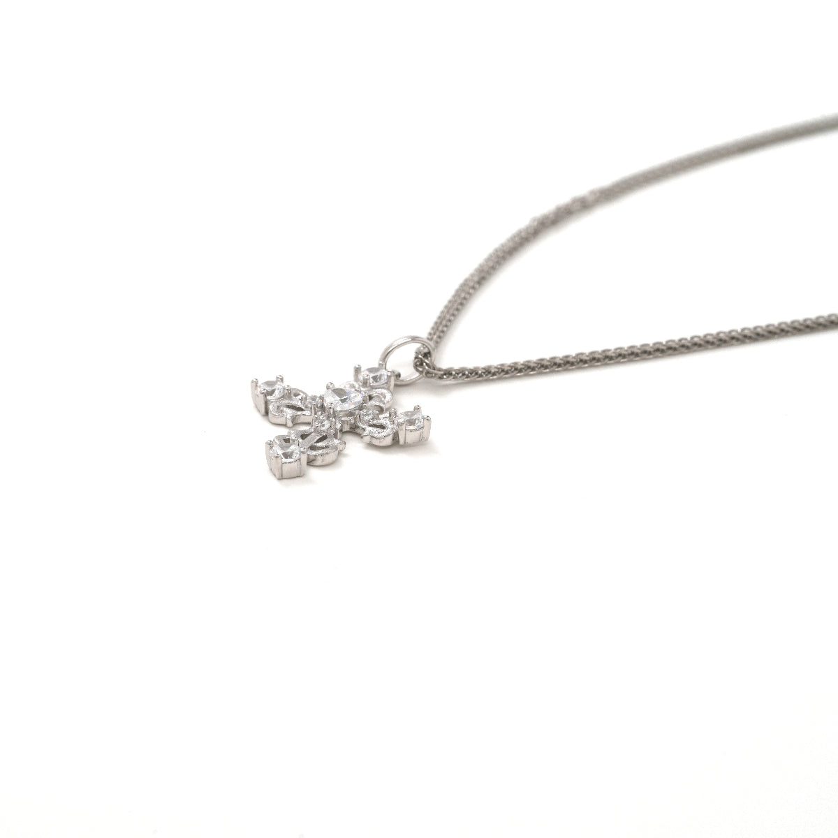 Ornate Baroque Cross Pendant Necklace