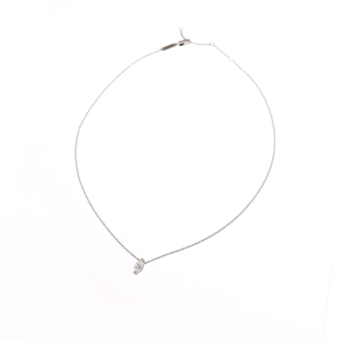 Marquise Cut Moissanite Pendant Necklace